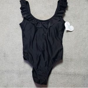 SUGAR COAST BY LOLLI SWIM RUFFLE SWIMSUIT SIZE M